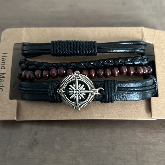NEW Multilayer Leather Bracelets for Men Bracelet - Picture 5 of 5